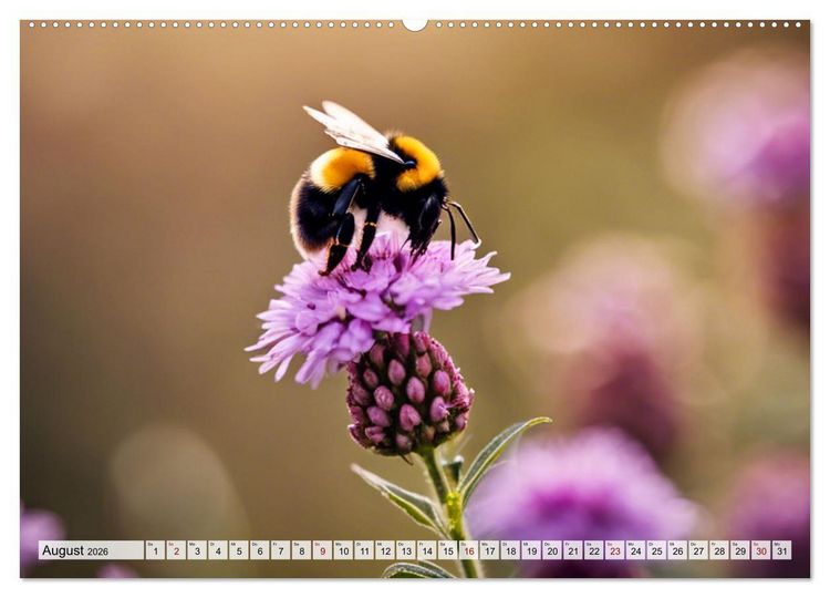 Produktbild: Filigrane Insekten (hochwertiger Premium Wandkalender 2026 DIN A2 quer), Kunstdruck in Hochglanz