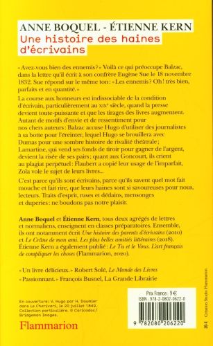 Produktbild: Une histoire des haines d'&eacute;crivains : de Chateaubriand &agrave; Proust