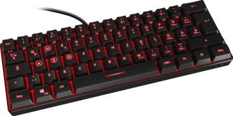 Produktbild: SPEEDLINK LETOS RGB 60% Gaming Keyboard, black - DE layout