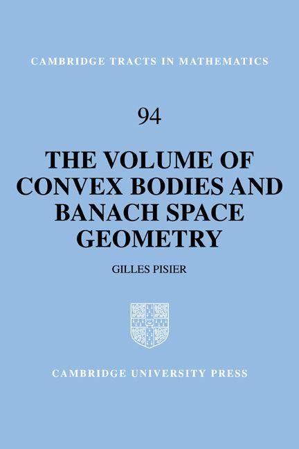 Produktbild: The Volume of Convex Bodies and Banach Space Geometry