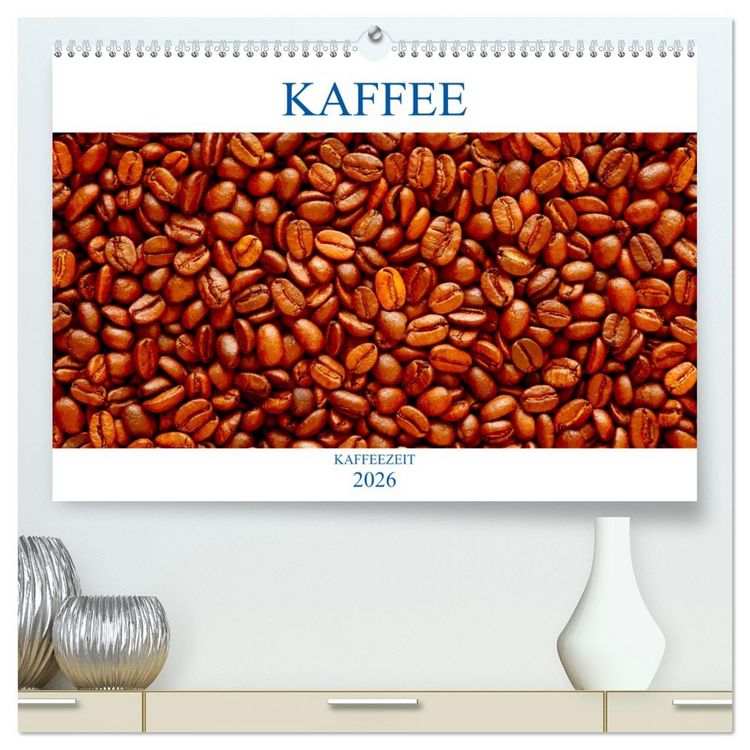 Produktbild: Kaffee (hochwertiger Premium Wandkalender 2026 DIN A2 quer), Kunstdruck in Hochglanz