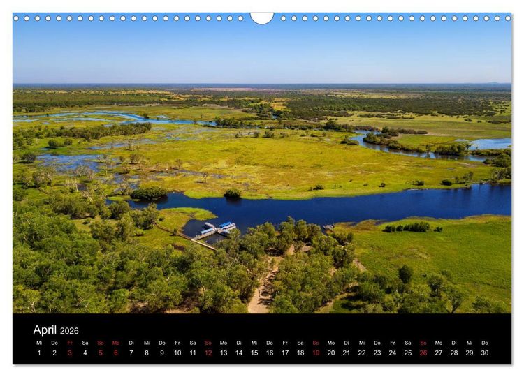 Produktbild: Australien 2026 Kimberley aus der Vogelperspektive (Wandkalender 2026 DIN A3 quer), CALVENDO Monatskalender