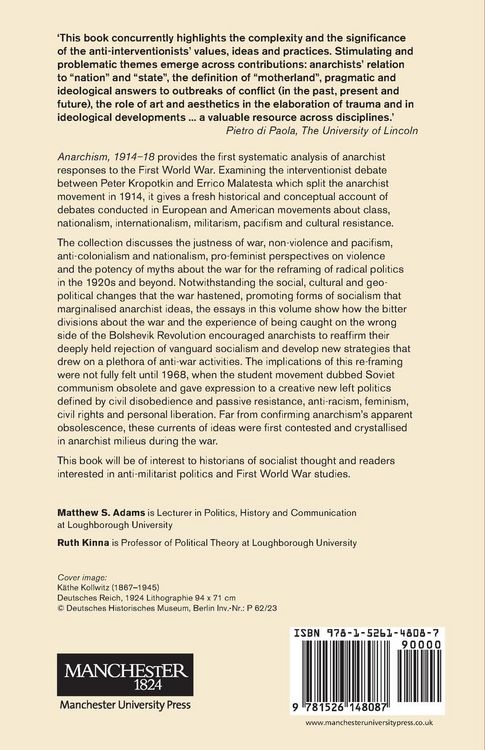 Produktbild: Anarchism, 1914-18
