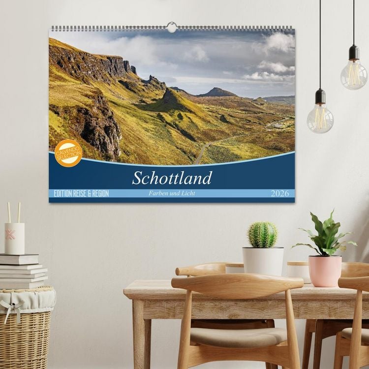 Produktbild: Schottland Farben und Licht (Wandkalender 2026 DIN A2 quer), CALVENDO Monatskalender