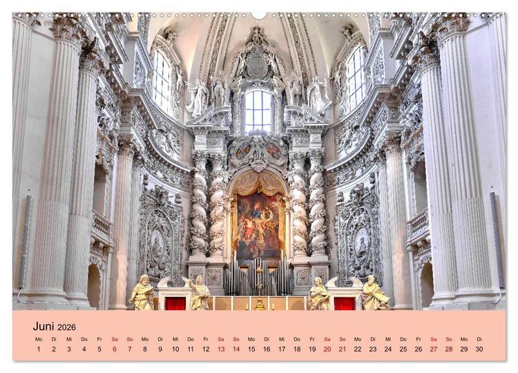 Produktbild: M&uuml;nchen - Unterwegs in der bayrischen Landeshauptstadt (hochwertiger Premium Wandkalender 2026 DIN A2 quer), Kunstdruck in Hochglanz