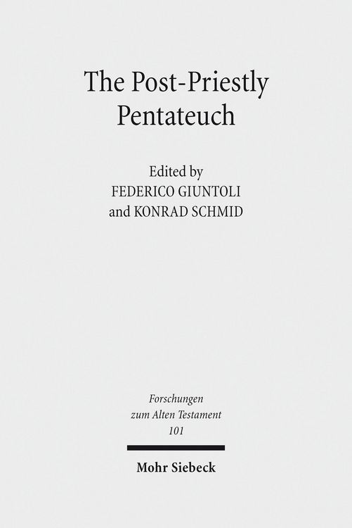 Produktbild: The Post-Priestly Pentateuch