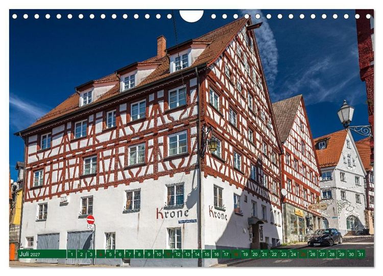 Produktbild: Pfullendorf - die Perle im Linzgau (Wandkalender 2027 DIN A4 quer), CALVENDO Monatskalender