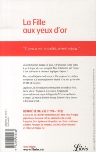 Produktbild: La fille aux yeux d'or