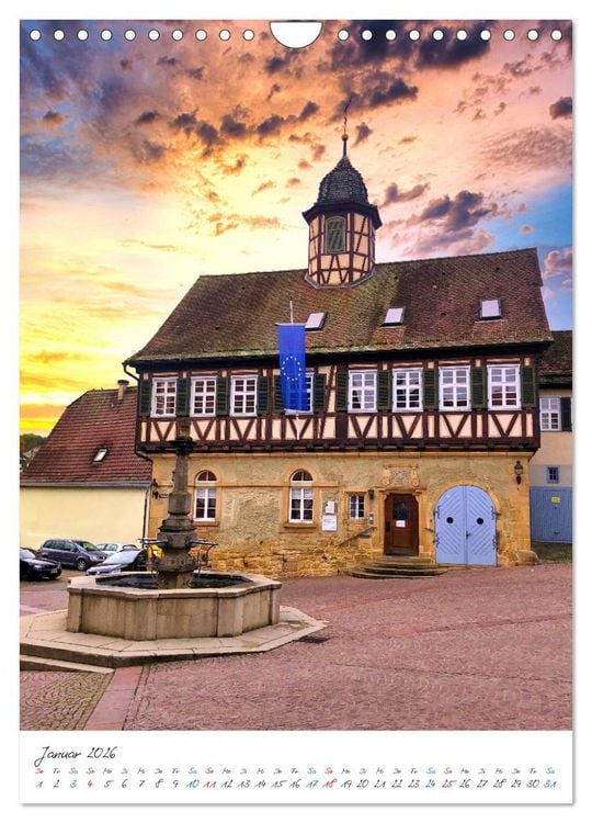 Produktbild: Waldenbuch und Umgebung (Wandkalender 2026 DIN A4 hoch), CALVENDO Monatskalender