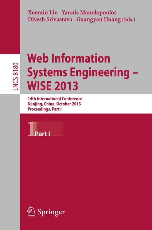 Produktbild: Web Information Systems Engineering -- WISE 2013
