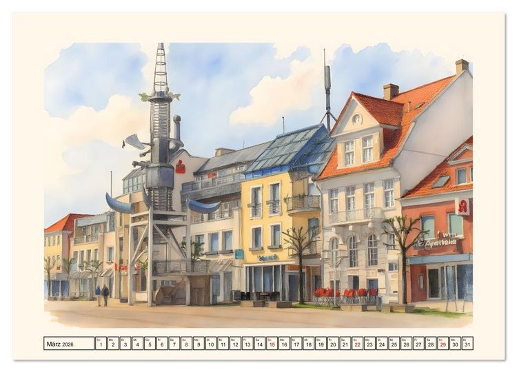 Produktbild: Reise durch Ostfriesland (Wandkalender 2026 DIN A2 quer), CALVENDO Monatskalender