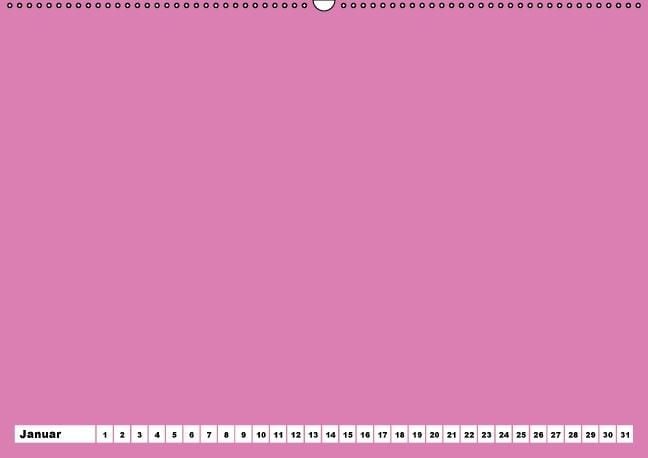 Produktbild: Bunter Bastelkalender f&uuml;r M&auml;dchen (Wandkalender immerw&auml;hrend DIN A2 quer)