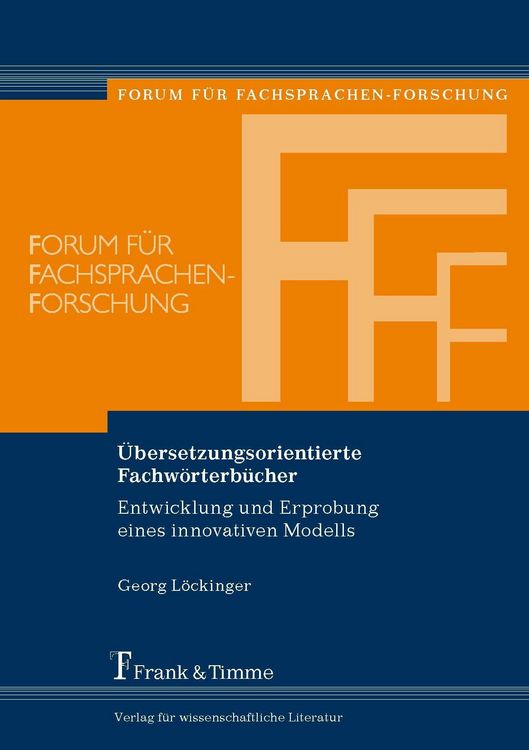 Produktbild: &Uuml;bersetzungsorientierte Fachw&ouml;rterb&uuml;cher