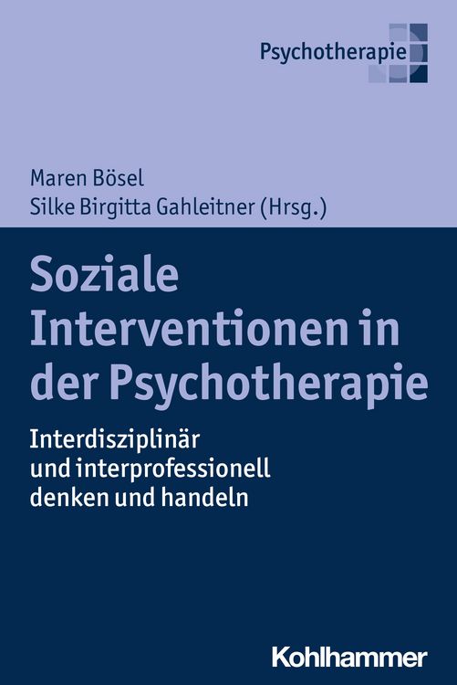 Produktbild: Soziale Interventionen in der Psychotherapie
