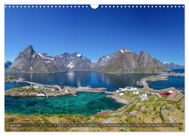 Produktbild: Die Farben Skandinaviens (Wandkalender 2026 DIN A3 quer), CALVENDO Monatskalender