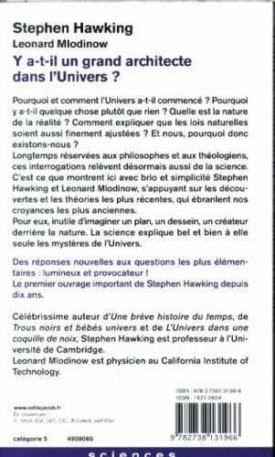 Produktbild: Y a-t-il un grand architecte dans l'univers ?