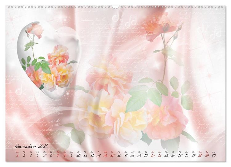 Produktbild: Zeit f&uuml;r Emotionen Bastelkalender (hochwertiger Premium Wandkalender 2026 DIN A2 quer), Kunstdruck in Hochglanz