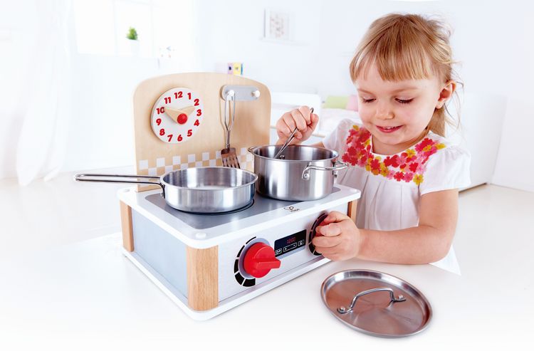 Produktbild: Hape 2-in-1 K&uuml;chen- & Grill-Set