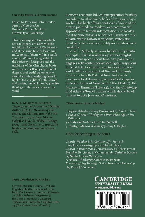 Produktbild: The Bible, Theology, and Faith
