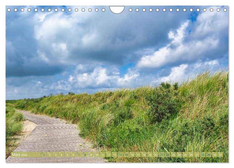 Produktbild: Borkum Ansichten (Wandkalender 2026 DIN A4 quer), CALVENDO Monatskalender