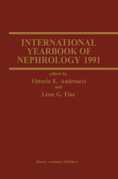Produktbild: International Yearbook of Nephrology 1991