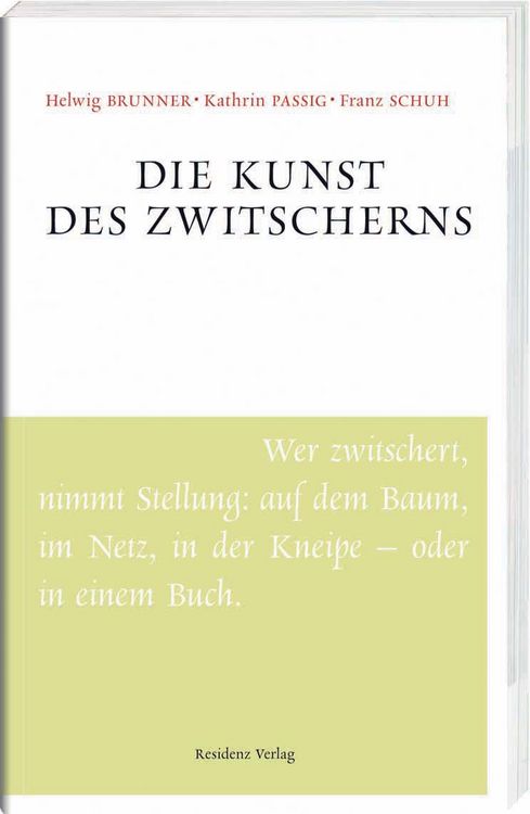 Produktbild: Die Kunst des Zwitscherns