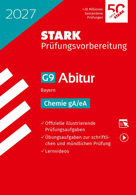Produktbild: STARK Chemie gA/eA - Abitur 2027 Bayern - Pr&uuml;fungsvorbereitung
