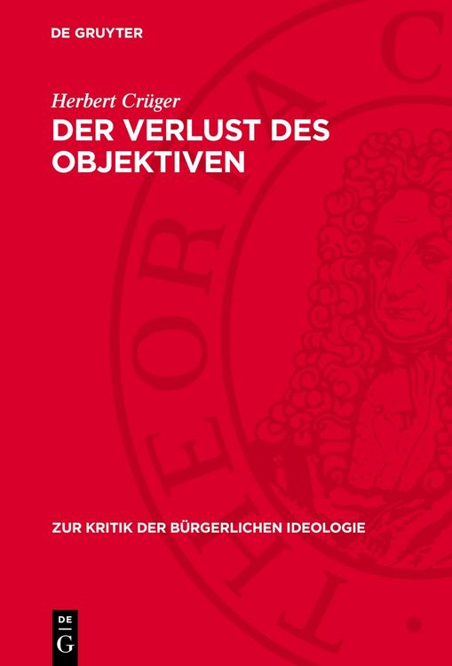 Produktbild: Der Verlust des Objektiven