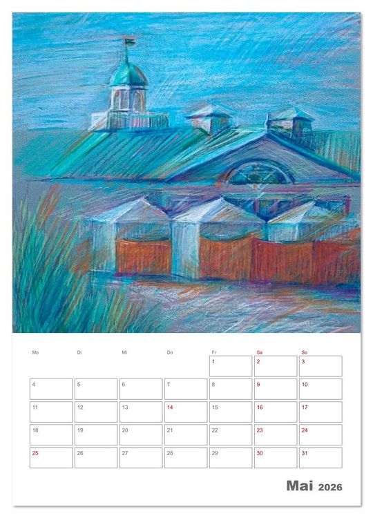 Produktbild: Anna Arndt Jahresimpressionen mit Planer (Wandkalender 2026 DIN A3 hoch), CALVENDO Monatskalender