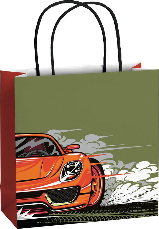 Produktbild: Geschenktaschen 20x8cm Schorsch rot