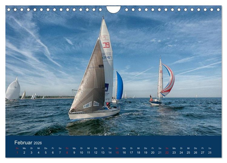 Produktbild: Segelregatta (Wandkalender 2026 DIN A4 quer), CALVENDO Monatskalender