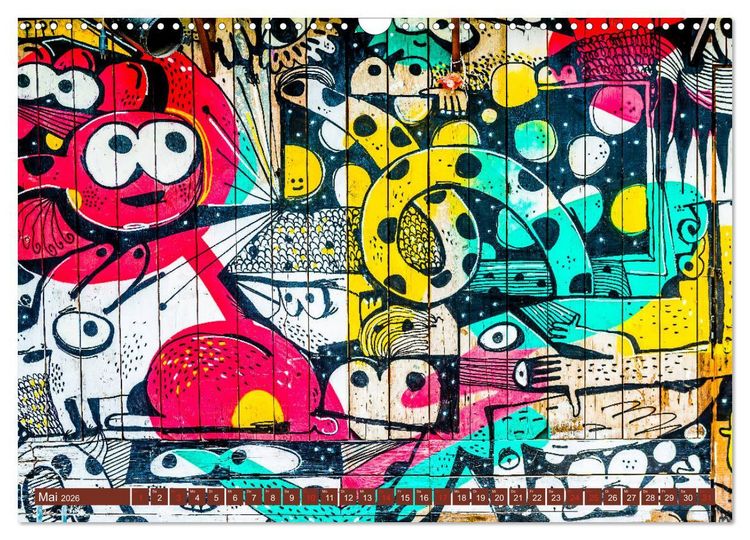 Produktbild: Street art K&ouml;ln Michael Jaster (Wandkalender 2026 DIN A3 quer), CALVENDO Monatskalender