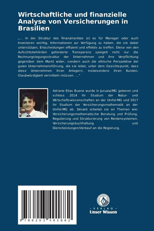 Produktbild: Wirtschaftliche und finanzielle Analyse von Versicherungen in Brasilien