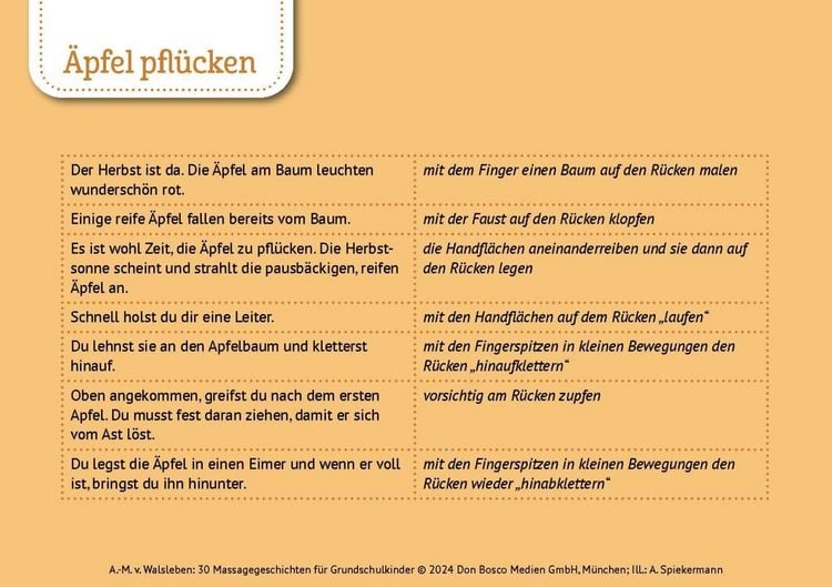 Produktbild: 30 Massagegeschichten f&uuml;r Grundschulkinder