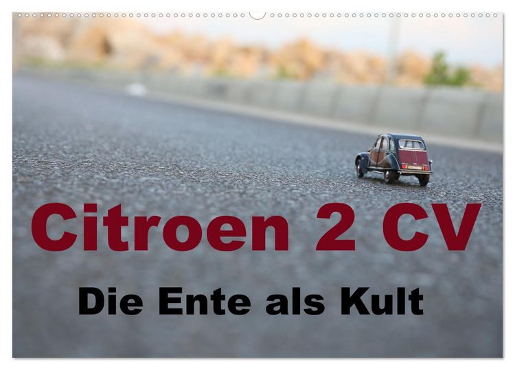 Produktbild: Citroen 2 CV Kult um die Ente (Wandkalender 2026 DIN A2 quer), CALVENDO Monatskalender