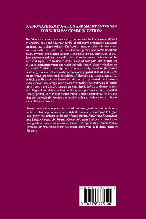 Produktbild: Radiowave Propagation and Smart Antennas for Wireless Communications