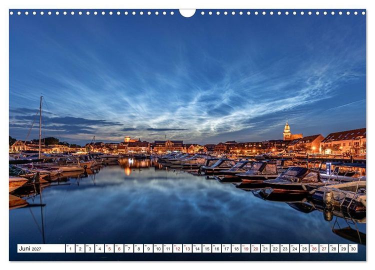 Produktbild: Waren M&uuml;ritz, nach Sonnenuntergang (Wandkalender 2027 DIN A3 quer), CALVENDO Monatskalender