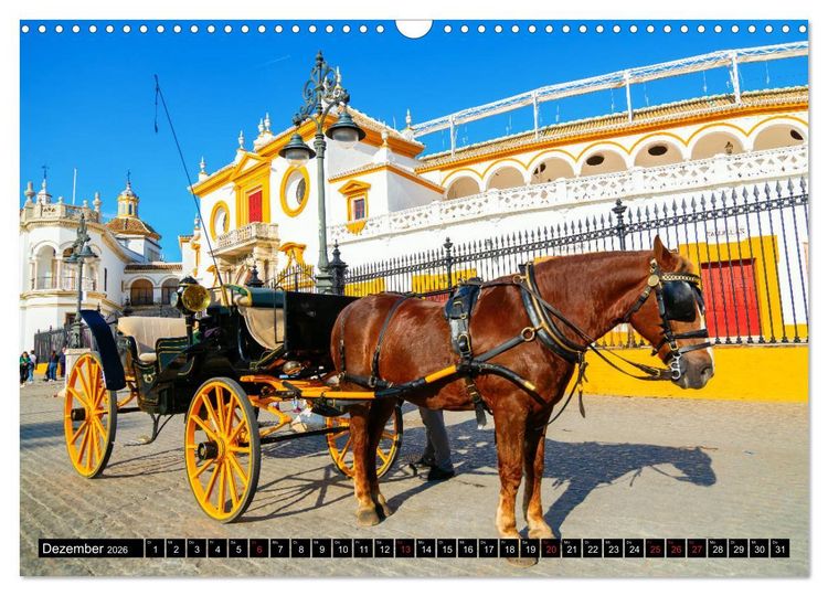 Produktbild: Sevilla - Impressionen aus dem Herzen Andalusiens (Wandkalender 2026 DIN A3 quer), CALVENDO Monatskalender