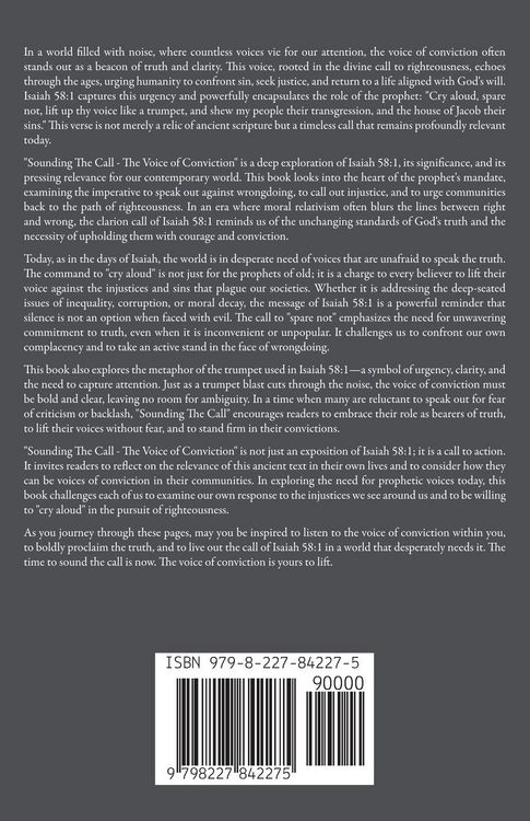 Produktbild: Sounding The Call - The Voice of Conviction