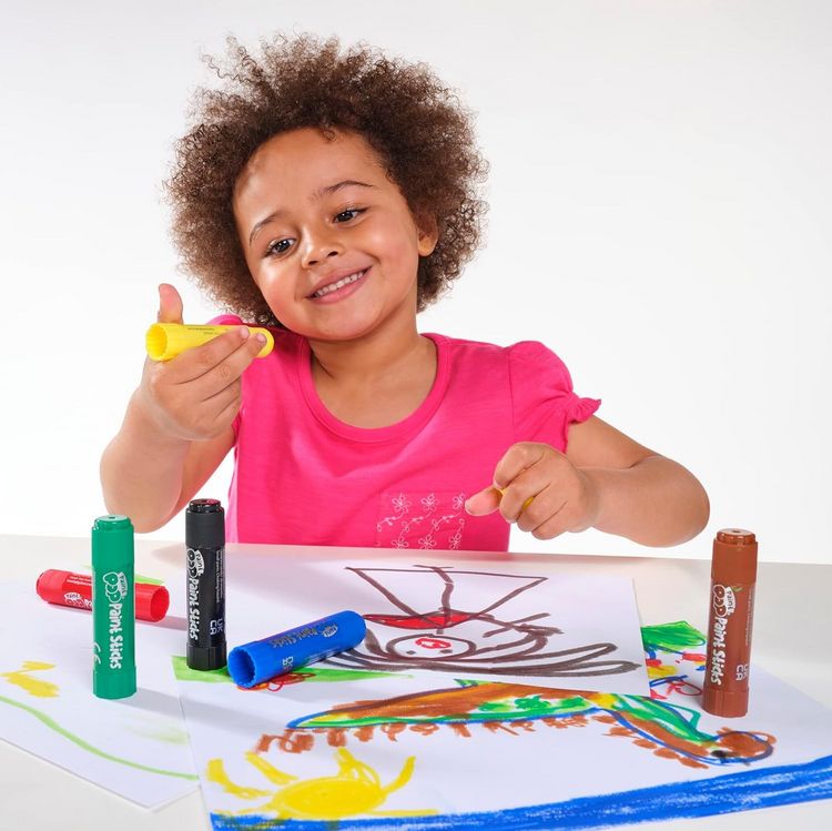 Produktbild: Paint Pop 362201 - Paint Pop: Paint Sticks 12-Pack, klassische Farben, Malstifte, Malset