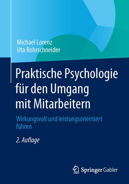 Produktbild: Praktische Psychologie f&uuml;r den Umgang mit Mitarbeitern