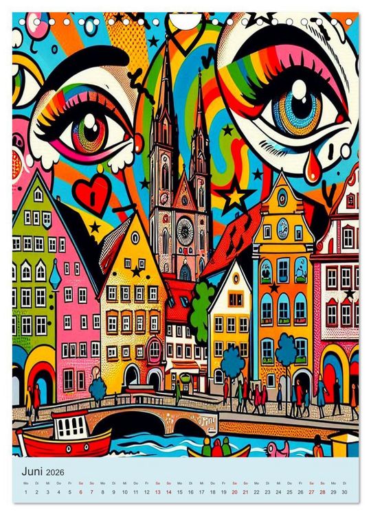 Produktbild: Deutschland hat Pop auf eigene Art (Wandkalender 2026 DIN A4 hoch), CALVENDO Monatskalender