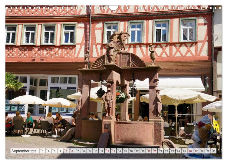 Produktbild: Spaziergang in Wertheim (Wandkalender 2026 DIN A3 quer), CALVENDO Monatskalender