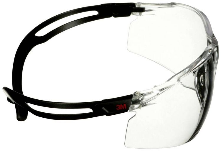 Produktbild: 3M SecureFit SF501AF-BLK Schutzbrille mit Antibeschlag-Schutz, mit Antikratz-Schutz Schwarz