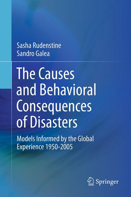 Produktbild: The Causes and Behavioral Consequences of Disasters