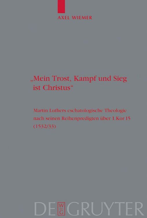 Produktbild: "Mein Trost, Kampf und Sieg ist Christus"