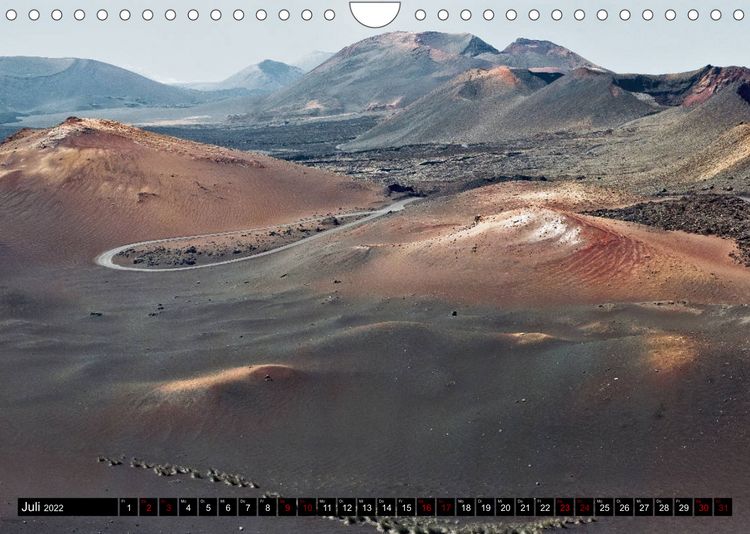 Produktbild: Vulkanlandschaften - Aus Lava und Asche modelliert (Wandkalender 2022 DIN A4 quer)