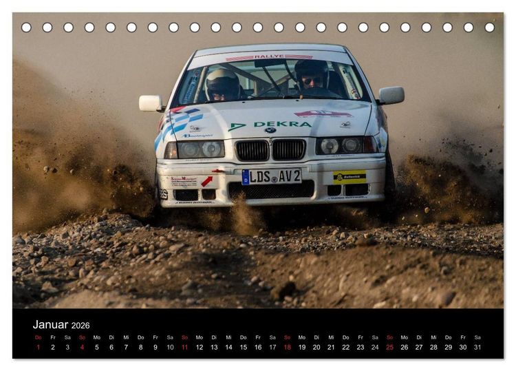 Produktbild: Schnell - Schneller - Rallye (Tischkalender 2026 DIN A5 quer), CALVENDO Monatskalender