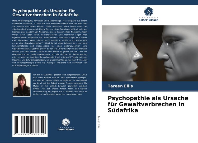 Produktbild: Psychopathie als Ursache f&uuml;r Gewaltverbrechen in S&uuml;dafrika