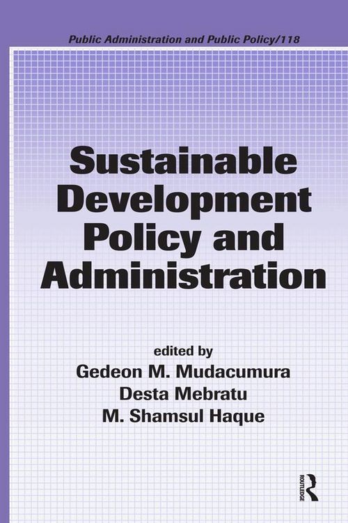 Produktbild: Sustainable Development Policy and Administration
